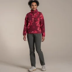 Women's National Trust Rosemary II Overhead Fleece | Amarylis Print