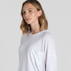 Women's Nosibotanical Emere Long Sleeved Top | White