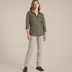 Women's NosiLife Adventure Long Sleeved Shirt III | Wild Olive