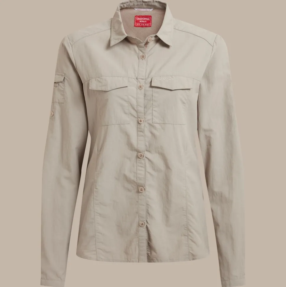Women's NosiLife Adventure Long Sleeved Shirt III | Soft Mushroom