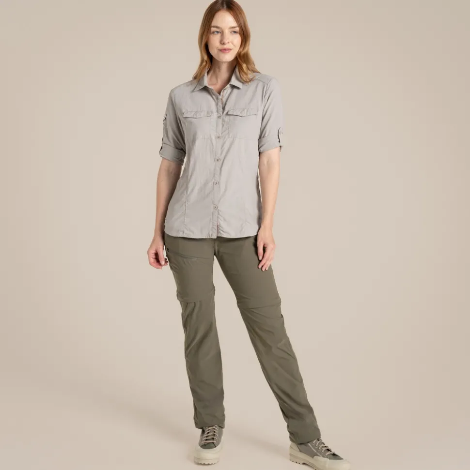 Women's NosiLife Adventure Long Sleeved Shirt III | Soft Mushroom