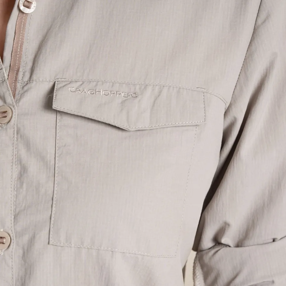 Women's NosiLife Adventure Long Sleeved Shirt III | Soft Mushroom