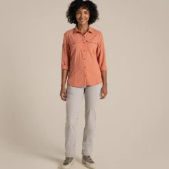 Women's NosiLife Adventure Long Sleeved Shirt III | Red Sandstone