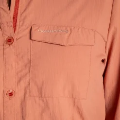 Women's NosiLife Adventure Long Sleeved Shirt III | Red Sandstone