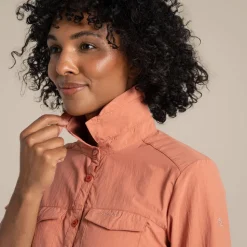 Women's NosiLife Adventure Long Sleeved Shirt III | Red Sandstone