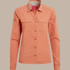 Women's NosiLife Adventure Long Sleeved Shirt III | Red Sandstone