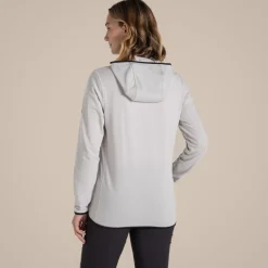 Women's NosiLife Afia Hooded Jacket | Light Grey Marl
