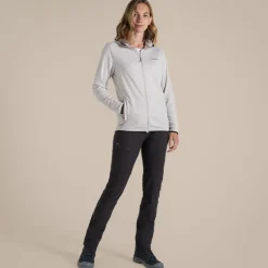 Women's NosiLife Afia Hooded Jacket | Light Grey Marl