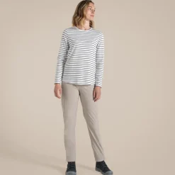 Women's NosiLife Akona Long Sleeved Top | Blue Navy Stripe
