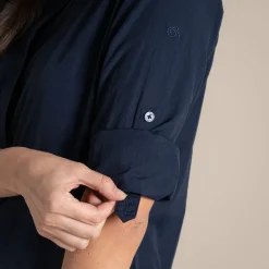 Women's NosiLife Freeda Long Sleeved Shirt | Blue Navy