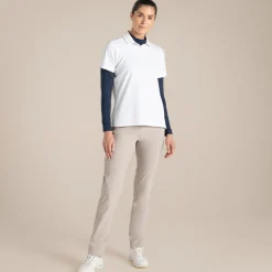 Women's NosiLife Golf Long Sleeved Mock Neck Top | Blue Navy