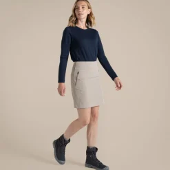 Women's Nosilife Pro Skort II | Soft Mushroom