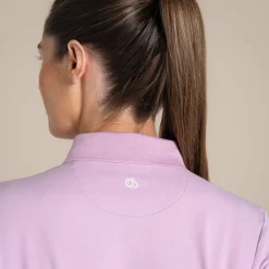 Women's NosiLife Thornbury Golf Long Sleeved Polo Top | Orchid