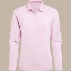 Women's NosiLife Thornbury Golf Long Sleeved Polo Top | Orchid