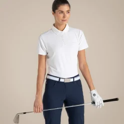 Women's NosiLife Thornbury Golf Short Sleeved Polo Top | White