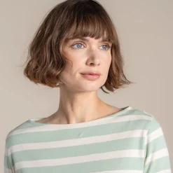 Women's Pavey Long Sleeved Top | Iced Matcha Stripe