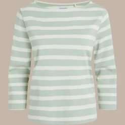 Women's Pavey Long Sleeved Top | Iced Matcha Stripe
