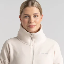 Women's Polartec Caprice Full Zip Fleece | Ecru