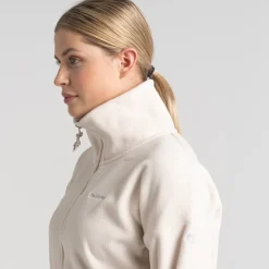 Women's Polartec Caprice Full Zip Fleece | Ecru