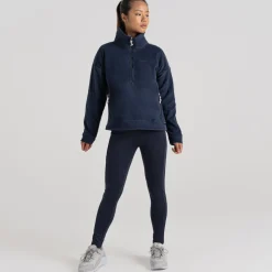 Women's Polartec Caprice Half Zip Fleece | Blue Navy