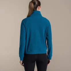 Women's Raja Half Zip Fleece | Porcelain Blue