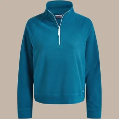 Women's Raja Half Zip Fleece | Porcelain Blue
