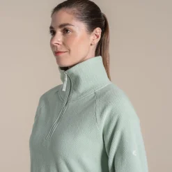Women's Raja Half Zip Fleece | Iced Matcha