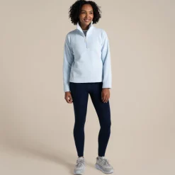 Women's Raya Half Zip Fleece | Nimbus Blue