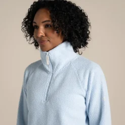 Women's Raya Half Zip Fleece | Nimbus Blue