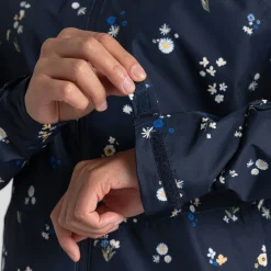 Women's Sariah Waterproof Jacket | Blue Navy Print