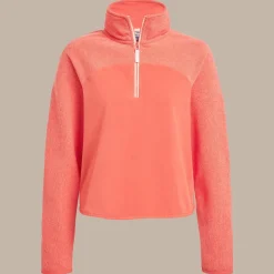 Womens' Selina Half Zip Fleece | Deep Coral