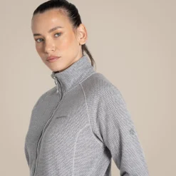 Women's Tarvos Full Zip Fleece | Lunar Grey Marl