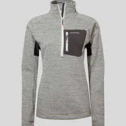 Women's Trina Half Zip Fleece | Silver Cloud
