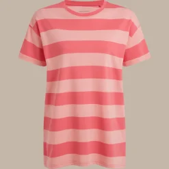 Women's Yago Short Sleeved Top | Coral Reef Stripe