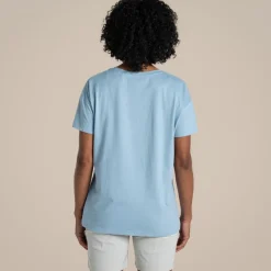Women's Yago Short Sleeved Top | Nimbus Blue