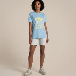Women's Yago Short Sleeved Top | Nimbus Blue
