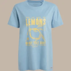 Women's Yago Short Sleeved Top | Nimbus Blue
