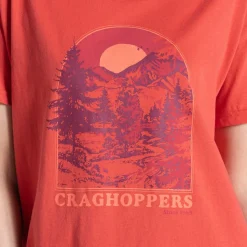 Women's Yago Short Sleeved Top | Compote Red